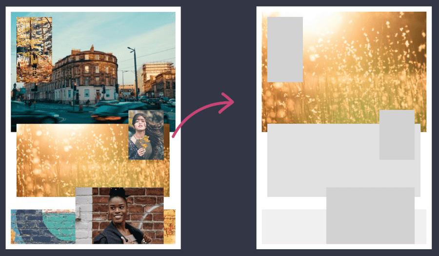 Side-by-side 6 panel vertical layouts. Second comic's panel has moved up into the first panel position. Side-by-side 6 panel vertical layouts. Second comic's panel has moved up into the first panel position.
